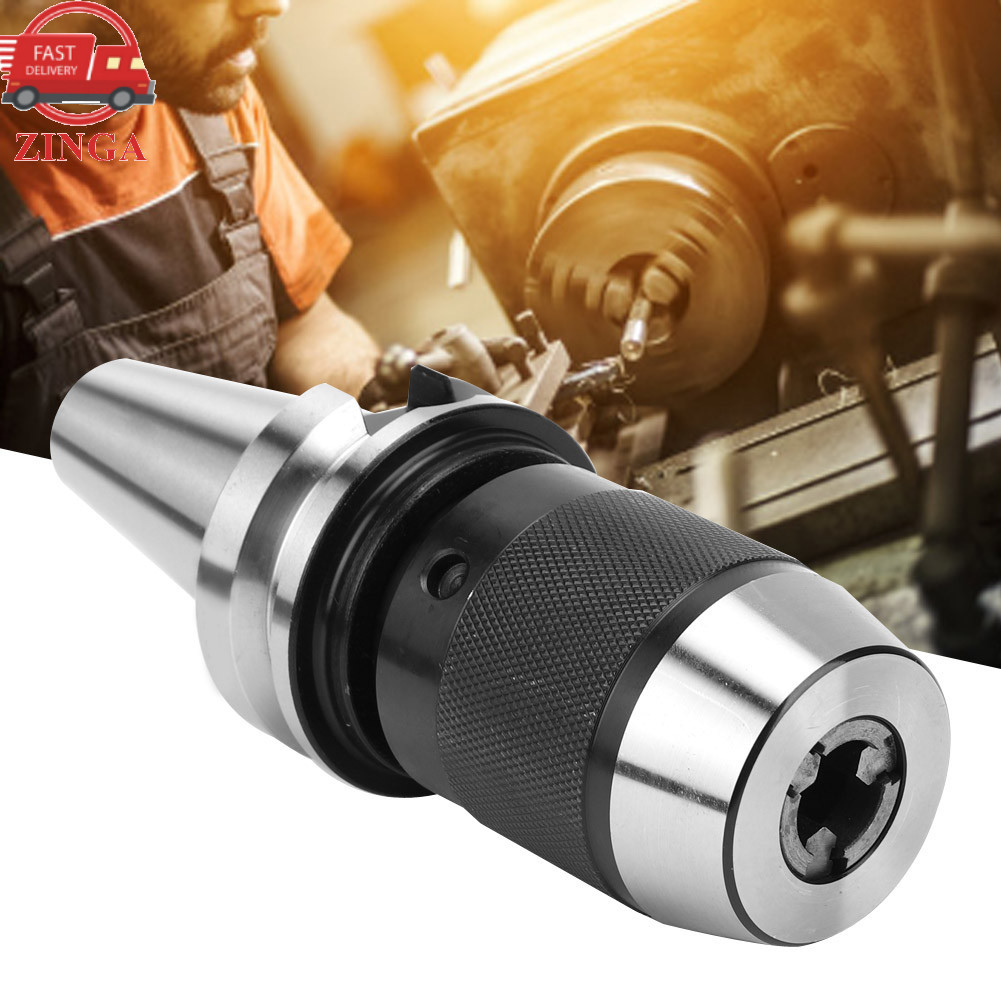 Zinga-th BT40 ผู้ถือเครื่องมือเจาะ Chuck Integrated Self กระชับเหล็กคาร์บอน CNC Professional อุปกรณ์