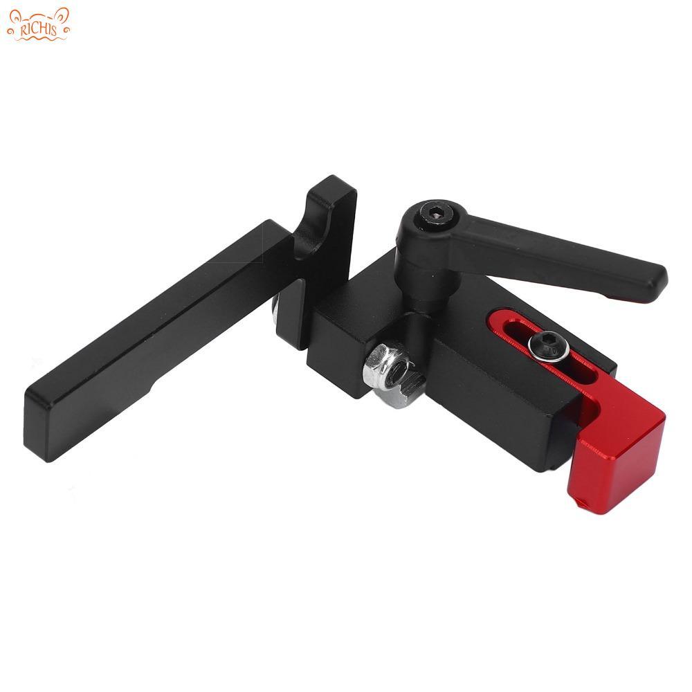 RICHIS Miter Track Stop, ขั้วต่อเลื่อนอลูมิเนียม T Track Flip Stop, Precision|โครงการการประชุมเชิงปฏ
