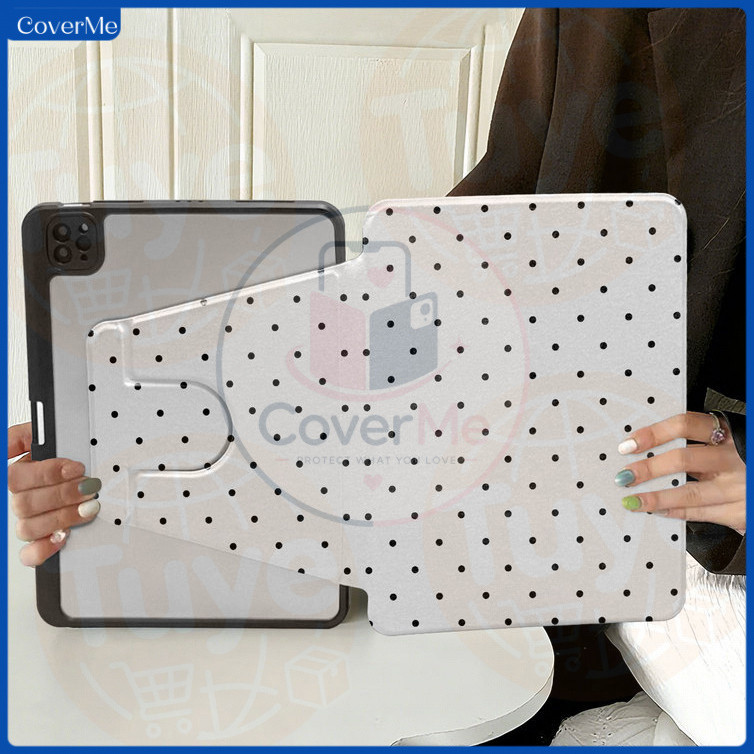 CoverMe สําหรับLenovo Xiaoxin Pad Pro 2025 Idea Tab Pro 12.7" อะคริลิค 360°Stand Back Cover Cute Fli