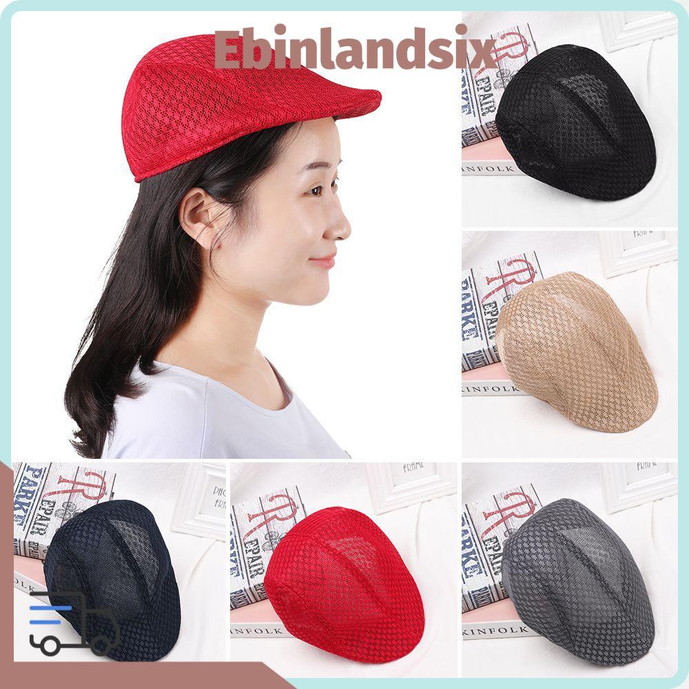 EBINLMY Sun Caps Newsboy Style Casual Fashion Men Women Mesh Caps