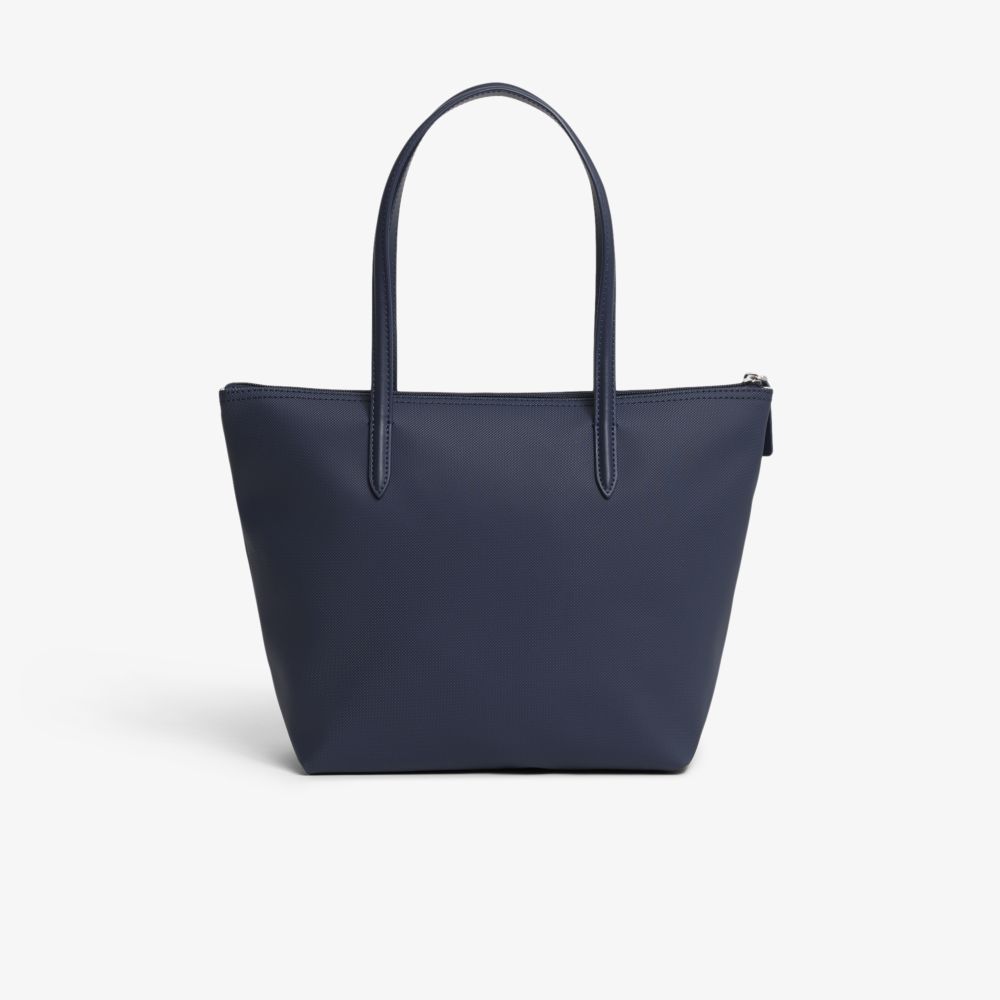 LACOSTE حقيبة توت نسائية صغيرة L.12.12 Concept — أزرق