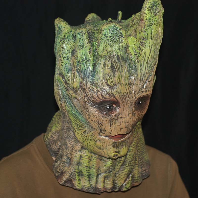 Groot Headgear Mask Galaxy Guard Little Groot Groot Little Treeman Headgear Props ฮาโลวีน