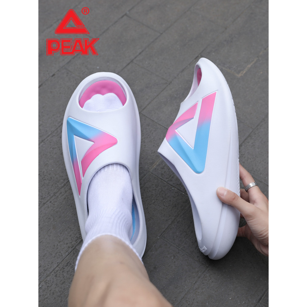 Peak/Peak Stylish Mini Fat รองเท้าแตะรองเท้าแตะกีฬาผู้ชายผู้หญิงฤดูร้อนรองเท้าแตะบาสเก็ตบอลสวมใส่กลา