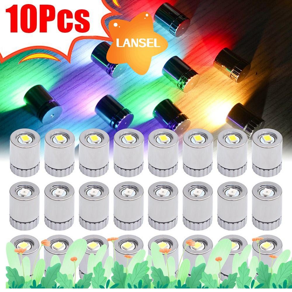 แลนเซล 10ชิ้นมินิไฟ นํา,ที่มีสีสันหลอดไฟขนาดเล็ก,ทนทานแบตเตอรี่ขับเคลื่อนของเล่นอิเล็กทรอนิกส์อุปกรณ์เสริมพรรคปีตกแต่งวันหยุด