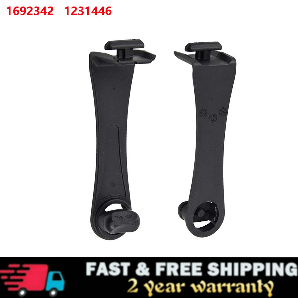 1692342 สีดําพรมปูพื้นรถคลิปยึดสําหรับ Ford Fiesta Focus C-max Kuga Mondeo Galaxy S-max 1231446 8m5j