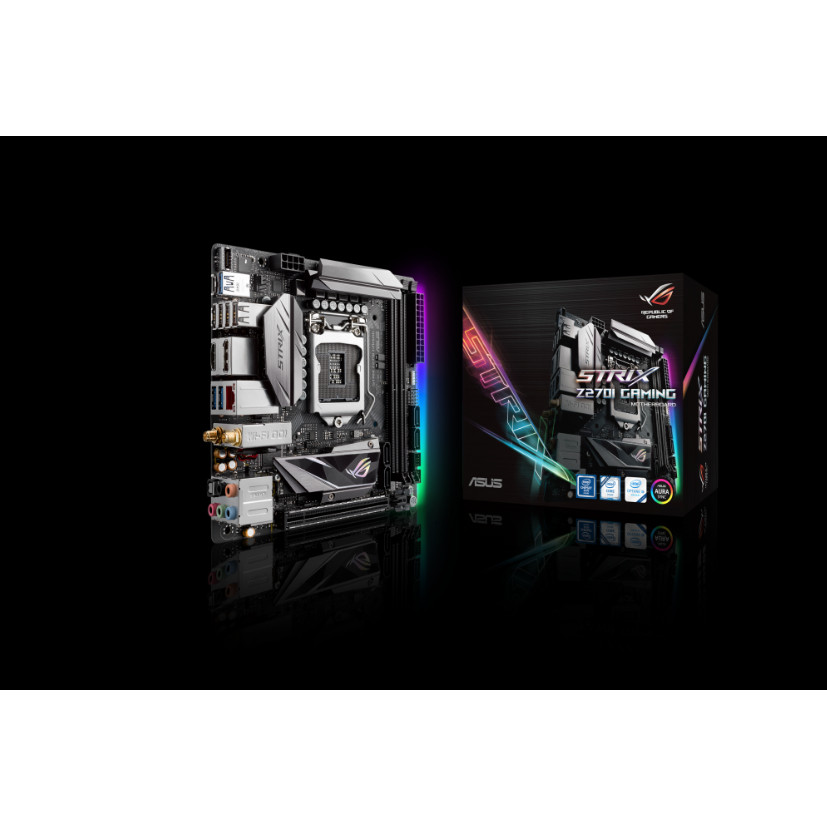 ใหม่ Asus/Asus ROG Strix Z270I Gaming ITX เมนบอร์ด 17 * 17 Z170I Six Seventh Generation