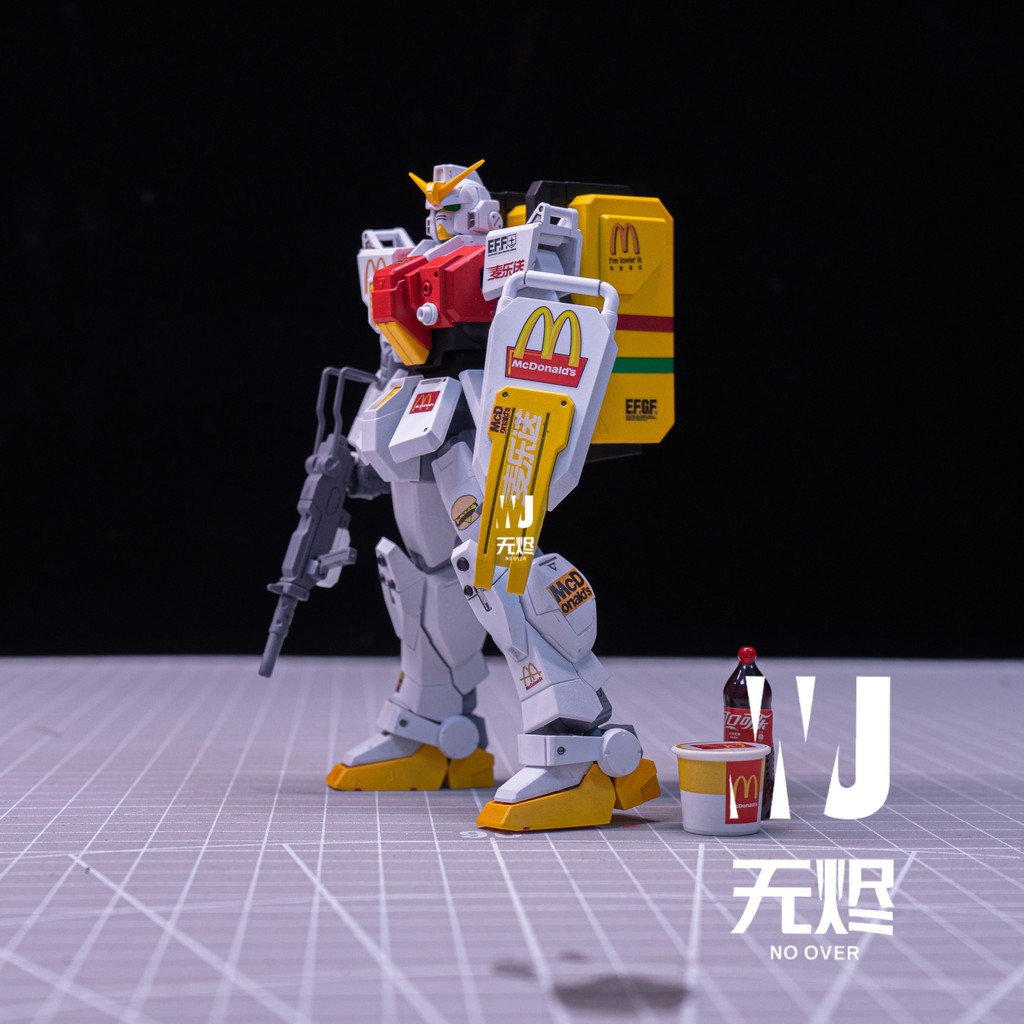 [สเปรย์ปลอดพาส] Bond Kentucky McDonalds Marine Gundam HG Assembly Model KK Spray Surface