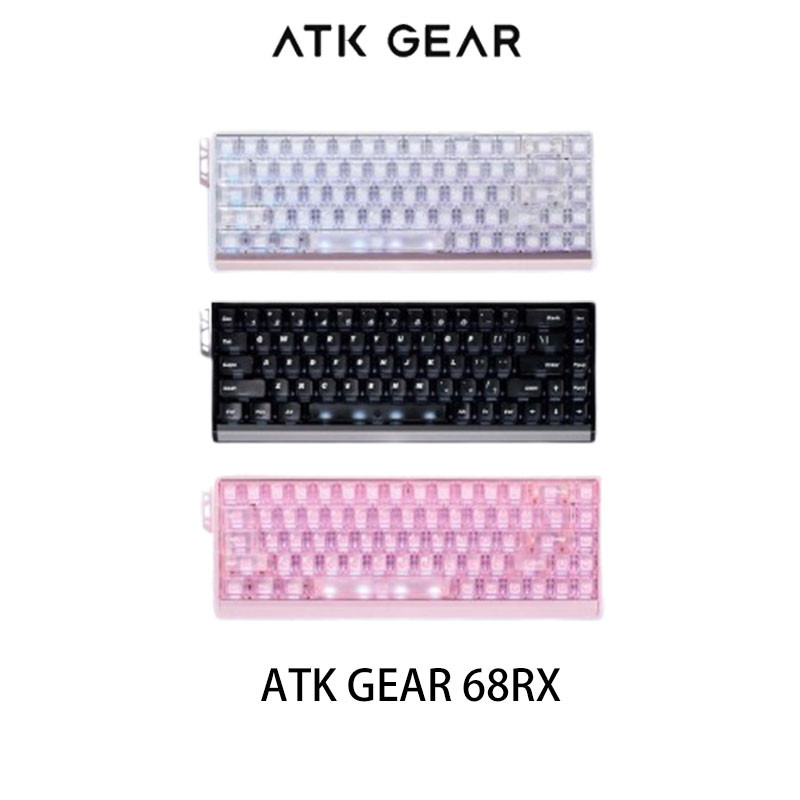 ATK GEAR 68RX สวิตช์แม่เหล็กสําหรับเล่นเกมแบบมีสาย 0.08 คีย์บอร์ดเกม 8K เวลาแฝงต่ําเป็นพิเศษ