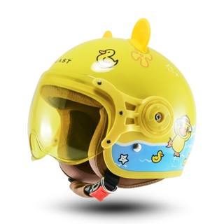 Helm Anak Pilot Bipplast Lucu Anti UV 2-8 Tahun SNI Kuping Panda Terbaru