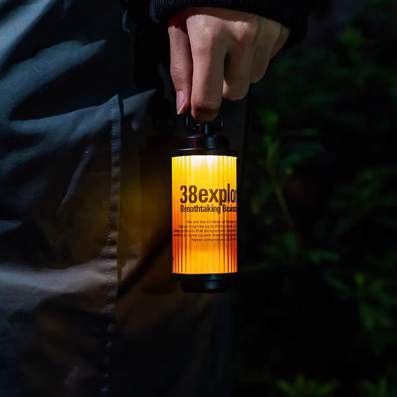 38explore Light Outdoor ชาร์จ Camping Light อายุการใช้งานแบตเตอรี่ยาวนาน Travel Mobile Dual-use Ligh