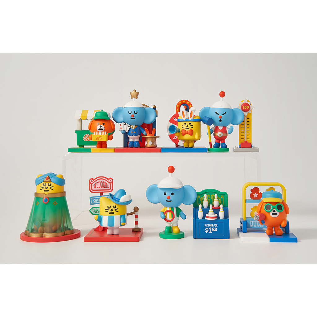 Humans Need Toys Standard Ready Stock MOMO Planet Fun Fair Park Party Mystery Box ฟิกเกอร์น่ารัก