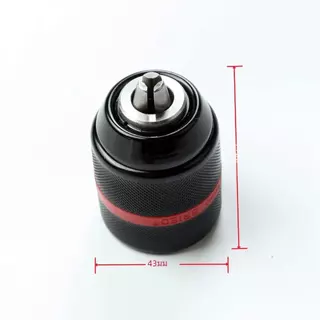 หัวจับสว่านมือแบบไม่ใช้กุญแจ 1/2-20unf จับได้2 ~ 13mm 3/8-24unf จับได้0.2-10mm Drill Chuck for Multiple Purpose