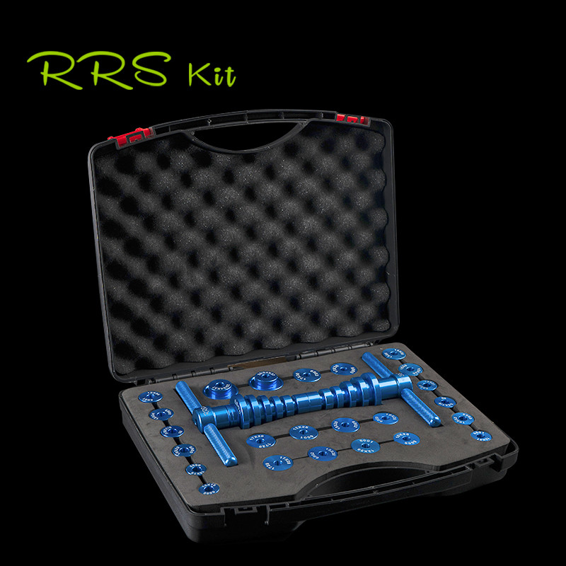 Rrskit กล่องเครื่องมือติดตั้งแบริ่งจักรยานชุดเครื่องมือซ่อมแซมจักรยาน Taji Central Axle Press-In Too