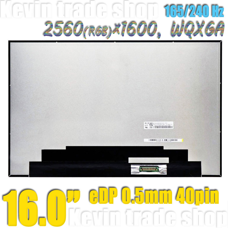 16.0 "LED สําหรับ ASUS ROG Zephyrus M16 GU603 GU603H GU603Z แล็ปท็อปหน้าจอ LCD NE160QDM-NZB NE160QDM