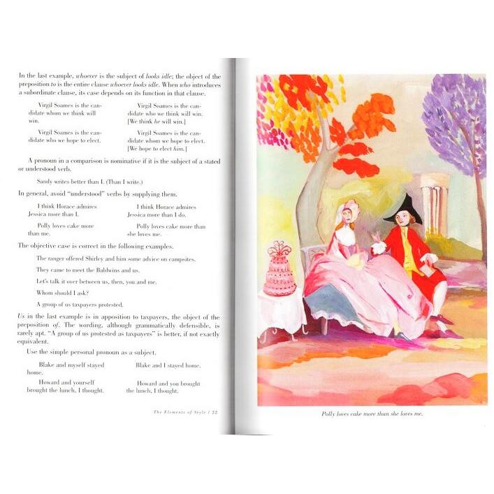 Style Elements English Original Color Page เวอร์ชันภาพประกอบ Douban 9.3 Points The Elements of Style