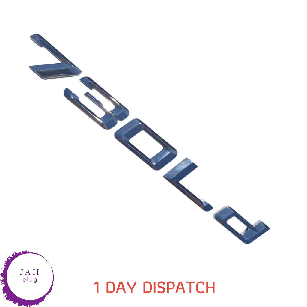 730Ld CHROME REAR BOOT LID TRUNK BADGE EMBLEM LETTERING สําหรับ BMW 7 SERIES