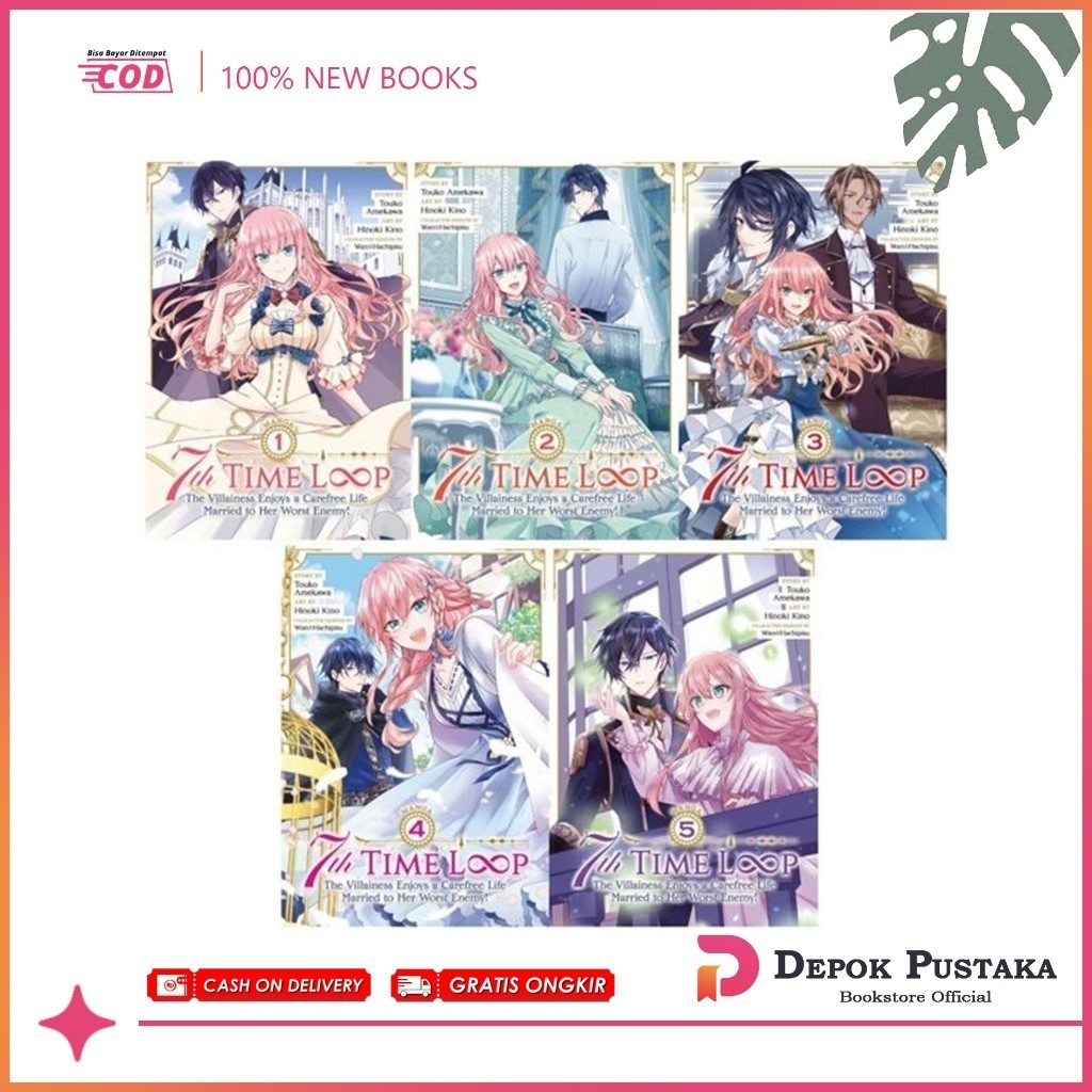 Manga 7th Time Loop (ซีรีส์ 7 เล่ม) ภาษาอังกฤษ