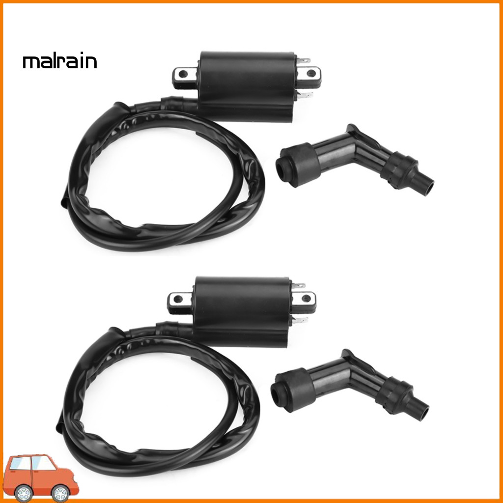 [Ma] สําหรับ Suzuki VS1400 Intruder 1400 1987-2004 2 ชิ้น Premium Dirt Bike คอยล์จุดระเบิดส่วนดัดแปล