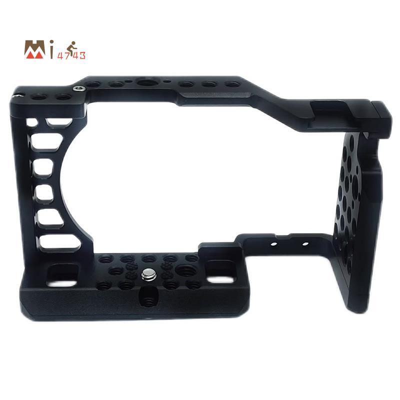 Mi4743Camera Cage Handheld Bracket A6100 A6300 A6400 A6500- อุปกรณ์เสริมกรณีรองเท้าเย็น Mount, พอร์ต