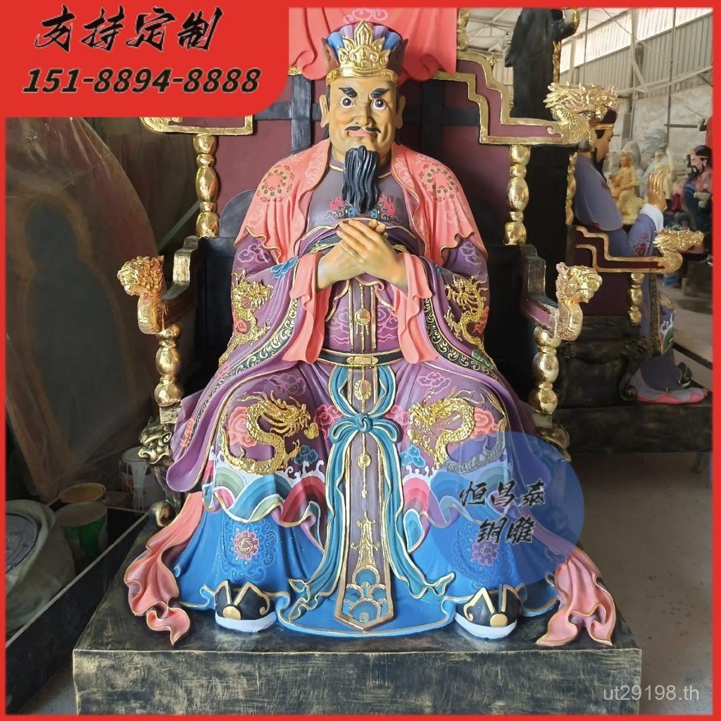 Four Seas Cast Bronze Sculpture รูปปั้นขนาดใหญ่ Dragon King Dragon King Dragon King 4PII