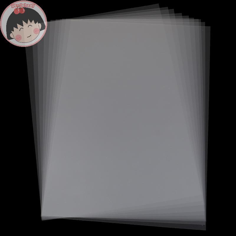 Gent 10pcs A4 Inkjet Laser Printing Transparency Film กระดาษถ่ายภาพ PCB Stencils EN