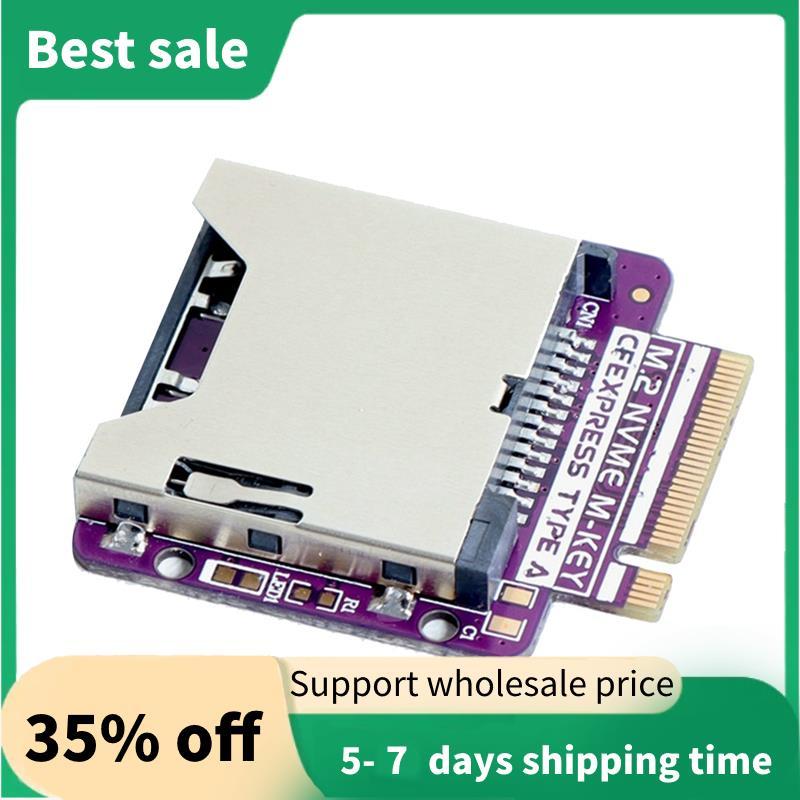 CFExpress การ์ดหน่วยความจํา Type-A เป็น M2 NVME M การ์ดอะแดปเตอร์คีย์รองรับ PCIe3.0 4.0 การ์ดผู้ถือใ