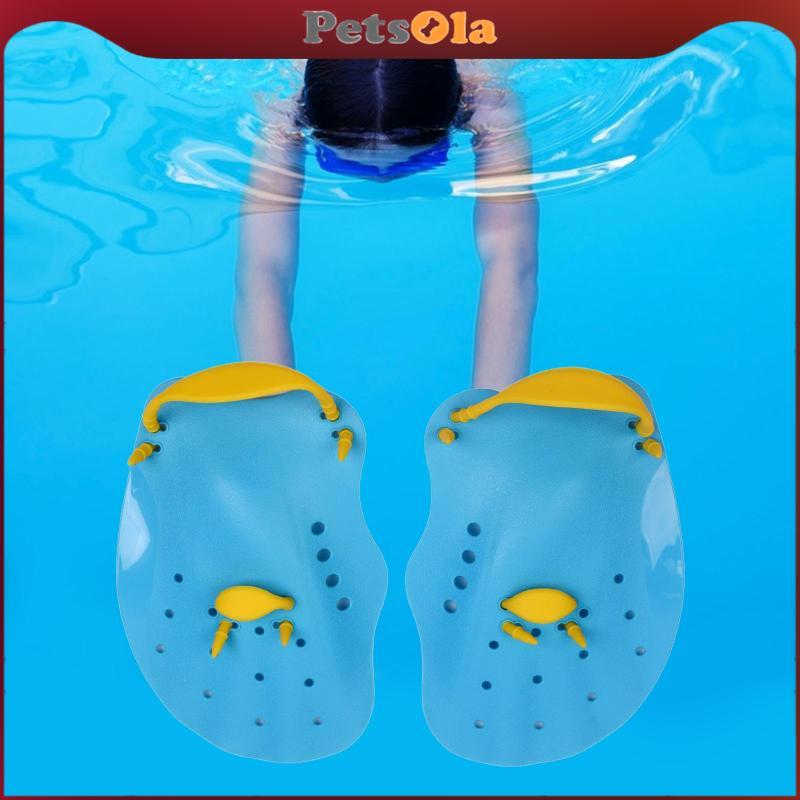 [เพตโซลา] พายฝึกว่ายน้ํา พายมือว่ายน้ํา 1 คู่ สายซิลิโคน ว่ายน้ํา - รูปที่ 4