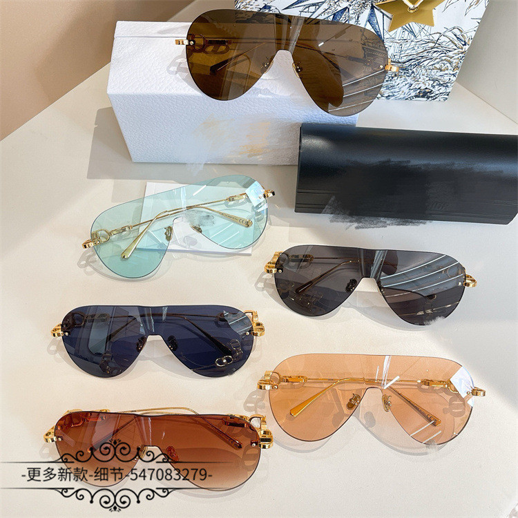 YBY1 CD*DI New Frameless Toad Sunglasses for Women Fashion Metal Sunglasses Trendy Men m2u