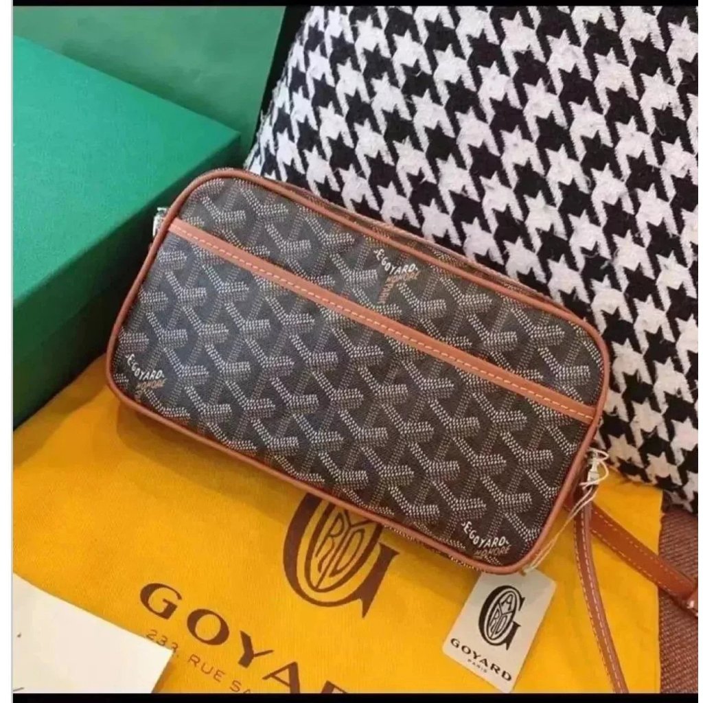 Goyard Goyard กระเป๋าสะพายไหล่ขนาดเล็กกระเป๋าสะพายกระเป๋า Messenger กระเป๋าผู้ชายกระเป๋าสตรีผู้ชายผู