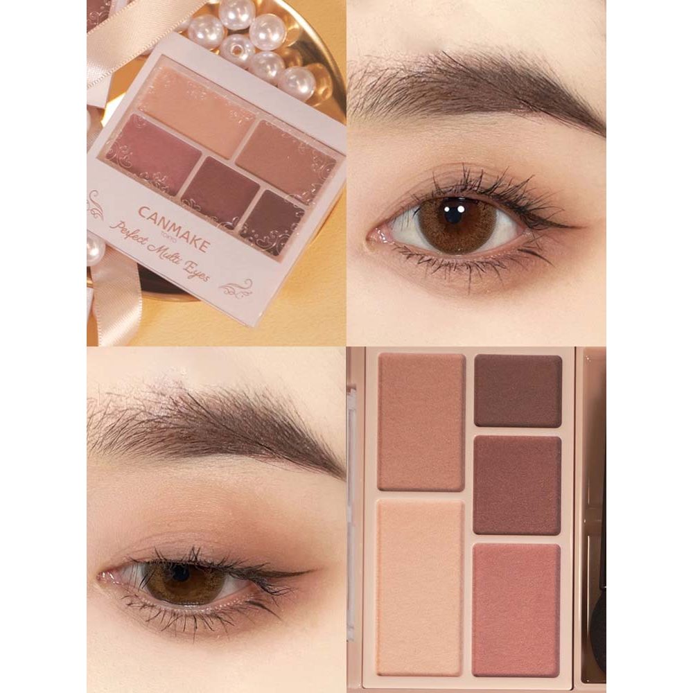 พาเลทตา eyeshadow palette ญี่ปุ่น CANMAKE CANMAKE/Ida Perfect Matte Five-Color Eyeshadow Palette สาม