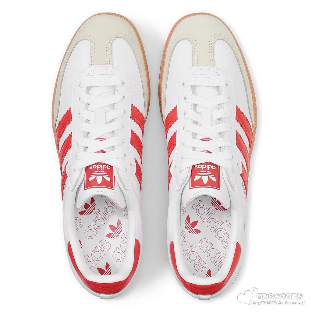 66 เช่นเดียวกับหญ้าสามใบ Originals Samba Vegan OG Samba Dance Series Gentlemens German Training Foot