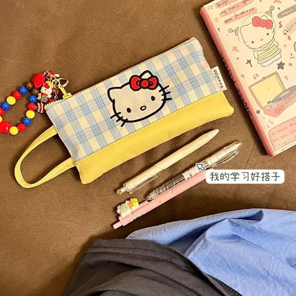 2025ใหม่KT猫笔袋风高小นักเรียน众文具大容量笔记妆纳袋2025ใหม่ KT แมวดินสอลมค่าสีสูง sijifa888.my20251025
