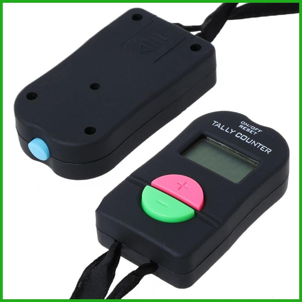 Digital Tally Counter Multifunctional People Counter Clicker Hand Tally Counter แบบพกพาเพิ่มและลบคน 