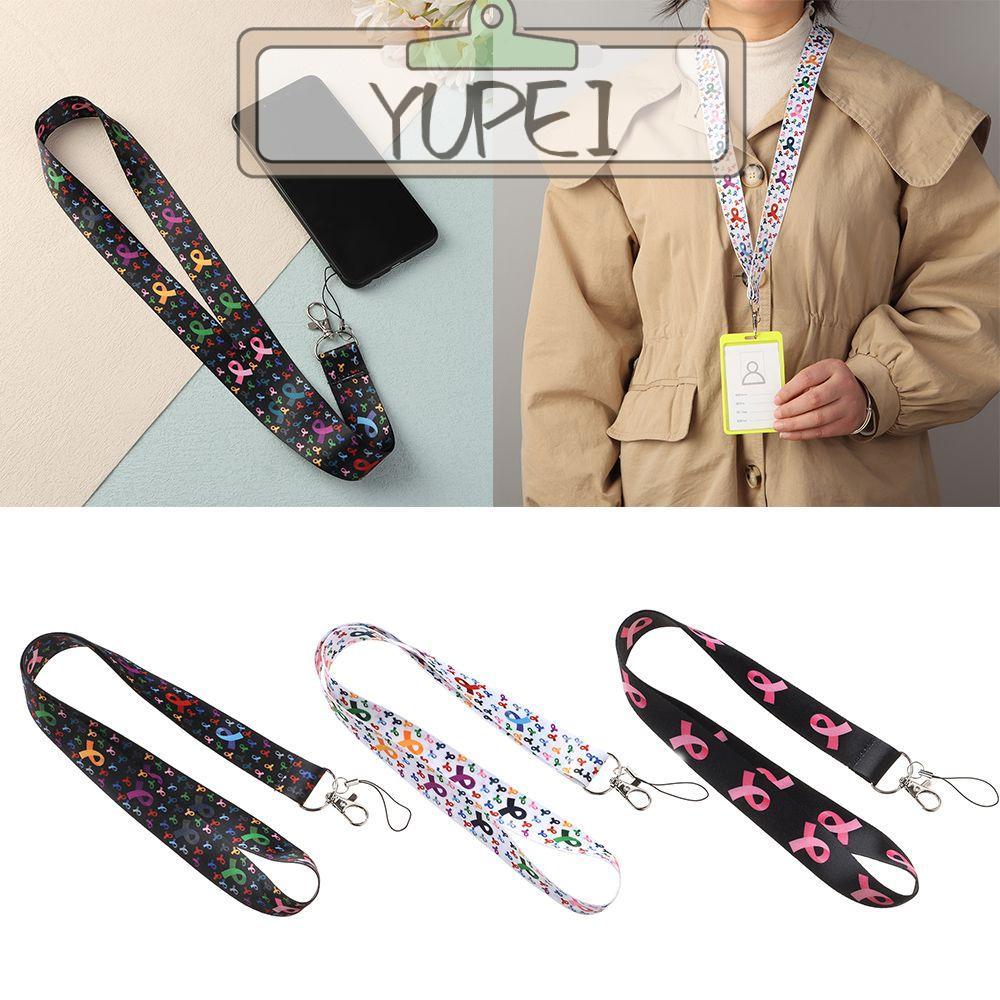 YUPEI สายคล้องโทรศัพท์มือถือสายคล้องคอหัวใจ NHS แขวนเชือก
