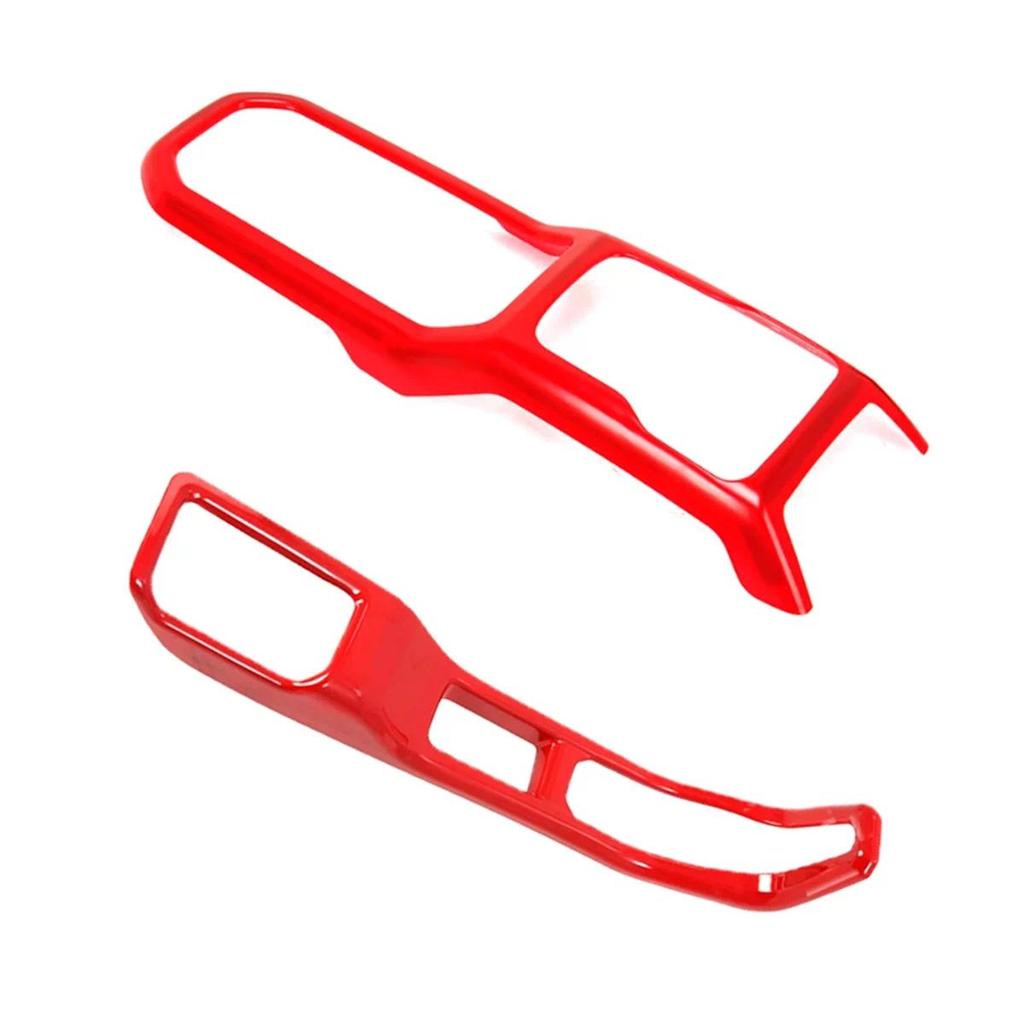 รถเกียร์แผง Handbrake ฝาครอบ Shift แผง Trim 4 ล้อถ้วยผู้ถืออุปกรณ์ตกแต่งสําหรับ 18 + JL Wrangler A