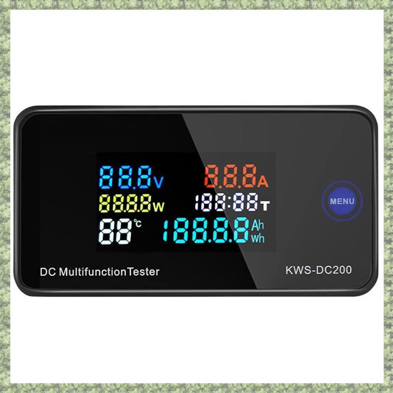 (KT) Dc KWS DC200 โวลต์มิเตอร์แบบดิจิตอลแอมป์มิเตอร์ 100A จอแสดงผล LCD Power Energy Multimeter ไม่มี