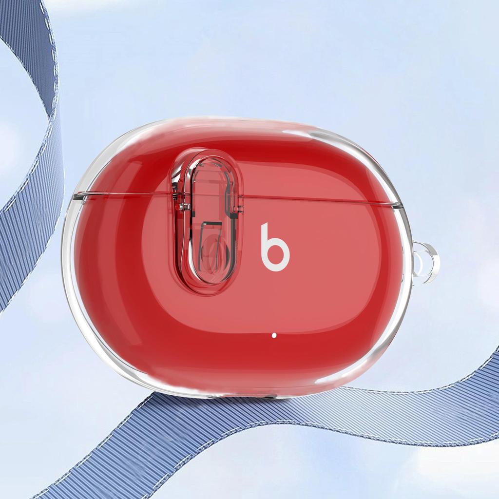 กรณีโปร่งใสสําหรับ Beats Studio Buds 2021 กันกระแทกหูฟังสําหรับ Beats Studio Buds Plus กรณีตะขอพวงกุ