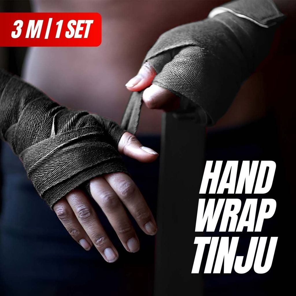 ผ้าพันมือชกมวย 3M - EL07 สีดํา