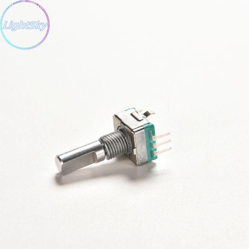 LightSky 1PCS Rotary encoder พร้อมสวิตช์ EC11 เสียงดิจิตอล potentiometer handle 20 มม.TH