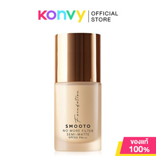 Smooto No More Filter Semi-Matte Foundation 30g #01 สมูทโตะ …