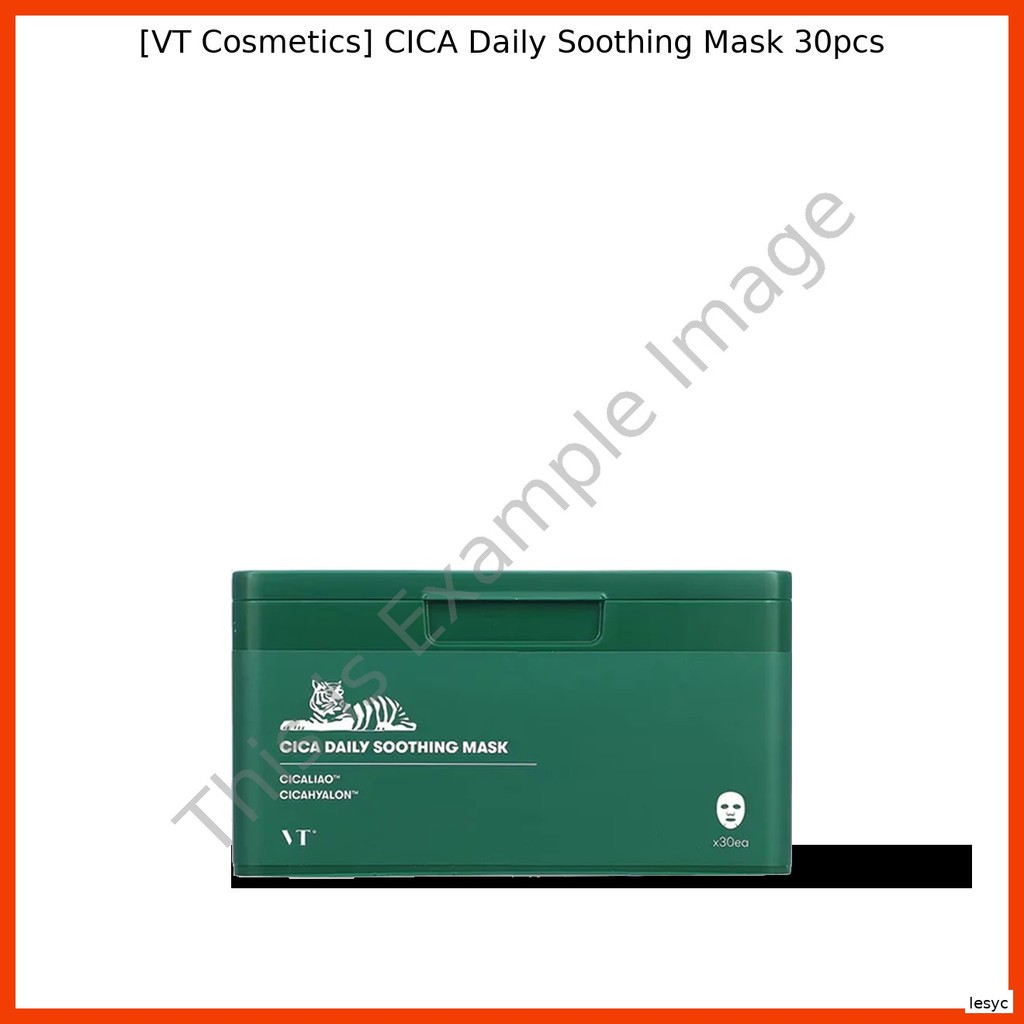 [VT Cosmetics] CICA Daily Soothing Mask 30pcs / Soothing, Hydrating by lesyc
