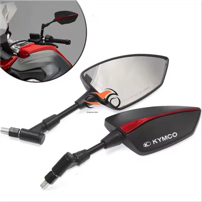 กระจกมองหลัง CNC รถจักรยานยนต์สากล, kymco xciting 250 xciting 300 xciting 400 ak550 และ 550 2017-202