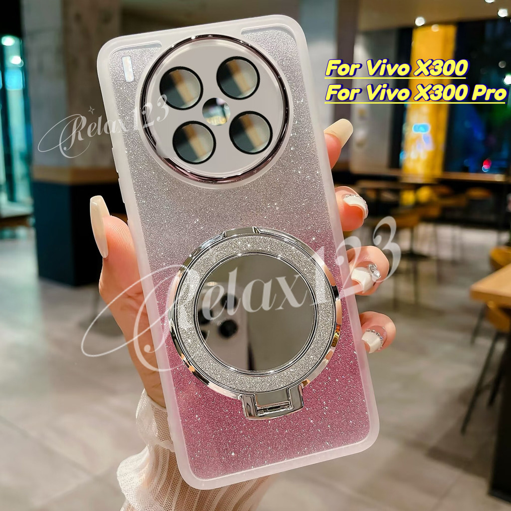 สําหรับVivo X300 Pro 5G 2025 VIVO X300 VIVO X300Pro vivoX300Pro VivoX300 Proปลอก2025 ผู้ถือแหวนTPUนุ