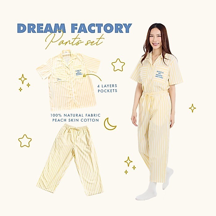 ชุดนอน Sleep is - Dream Factory Pants set