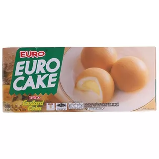 ยูโร่เค้กคัสตาร์ด 144กรัม Euro Custard Cake 144g. [หมายเลขบาร์โค้ด 8850426000236 ]