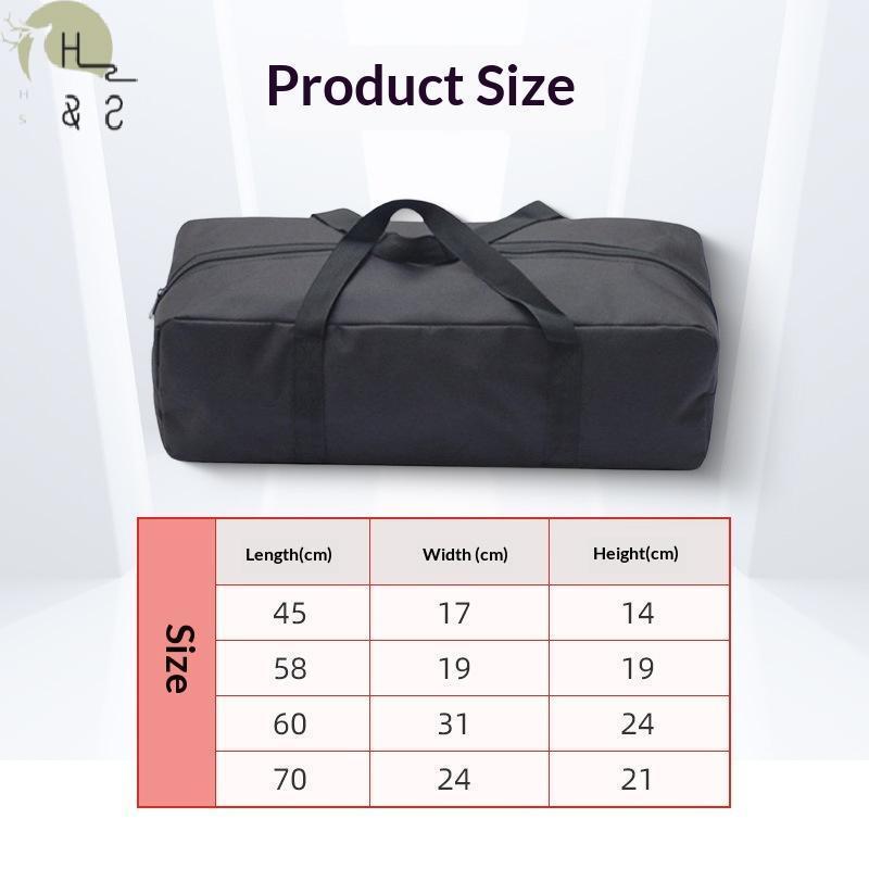 [H&S] Oxford Fabric Scratch Resistance เต็นท์กระเป๋ากันน้ํา Heavy Duty Portable Organizer สําหรับ Bapaing Outdoor Camping {th}