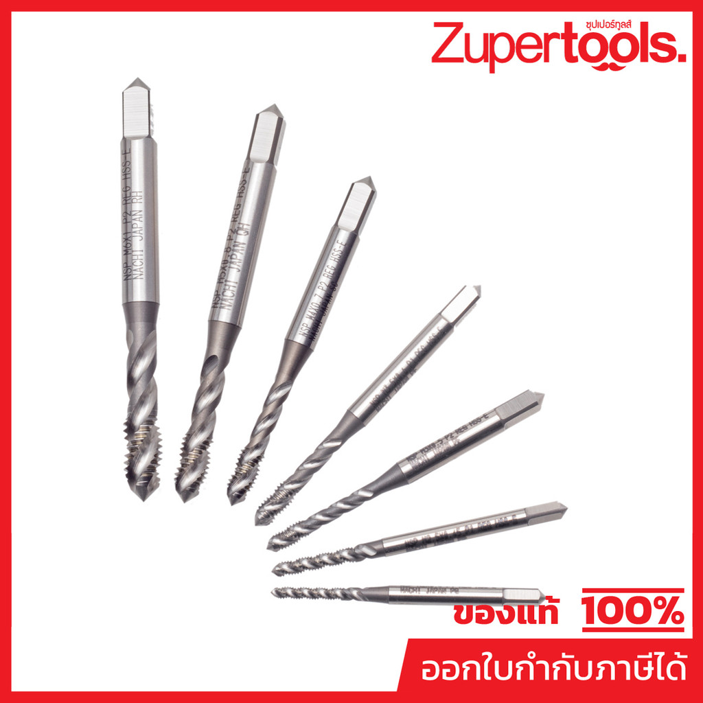 NACHI (นาชิ) L6900_M6.0X1.0 ดอกต๊าปเกลียวสีเงิน