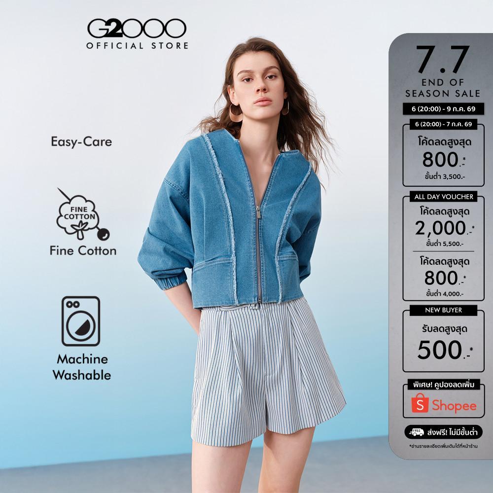 G2000 เสื้อแจ็คเก็ตสำหรับผู้หญิง ทรง Relaxed Fit รุ่น 61283030