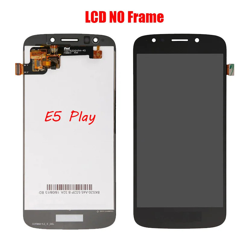 LCD สําหรับ Motorola MOTO E5 Play MOTO E5 Play Go เปลี่ยนหน้าจอจอแสดงผล LCD พร้อม Touch Broken Scree