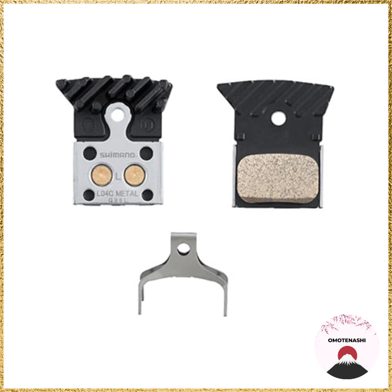 Shimano Disc Brake Pads L04C Metal with Fin IBPL04CMFA